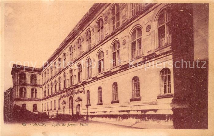 Agen Lot et Garonne Lycée de Jeunes Filles