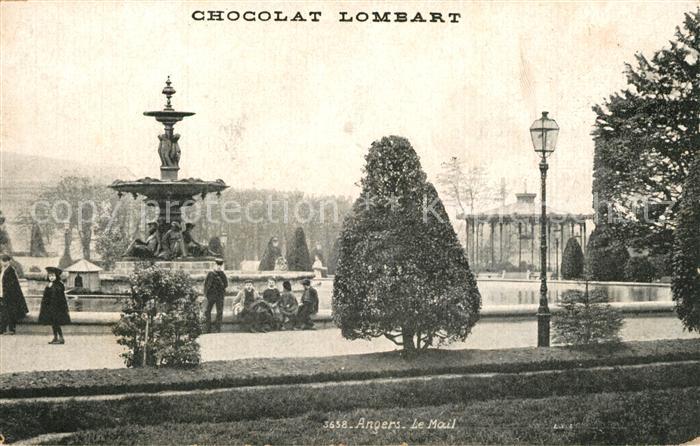 Angers Le Mail Fontaine Chocolat Lombart Paris