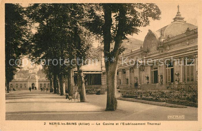 Neris-les-Bains Casino Etablissement Theral