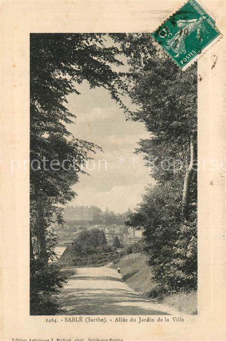 Sable-sur-Sarthe Allée du Jardin de la Ville