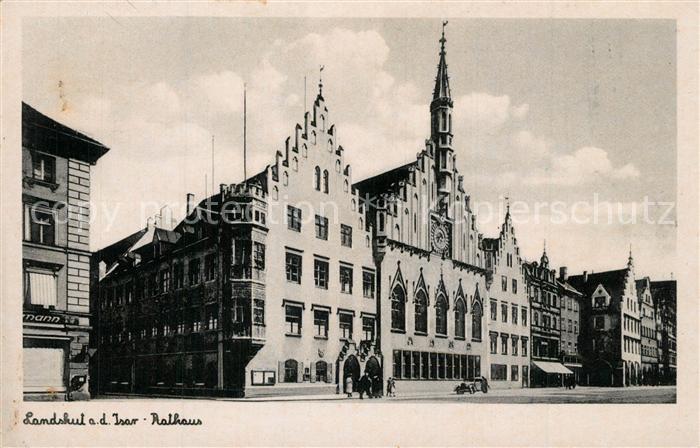 Landshut Isar Rathaus