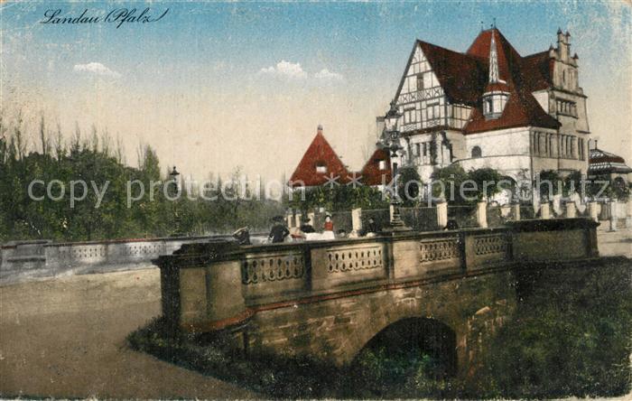 Landau Pfalz Schloss Bruecke