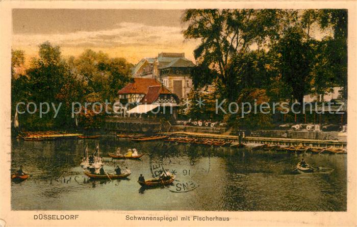 Duesseldorf Schwanenspiegel Fischerhaus