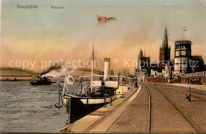 Duesseldorf Rheinufer