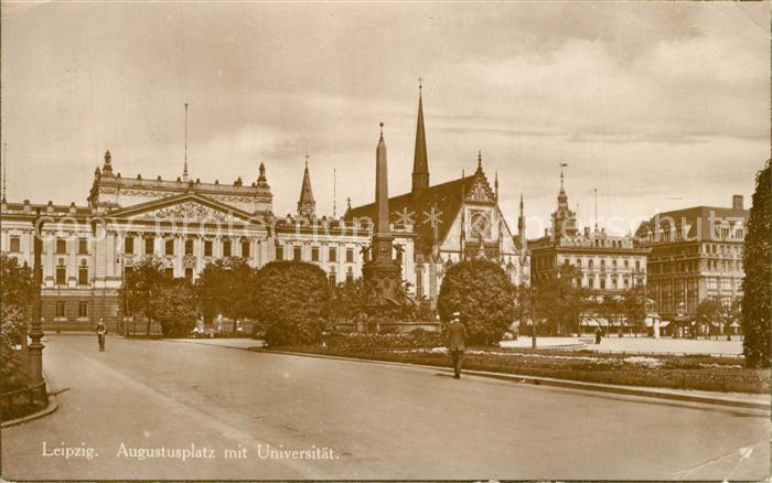 LEIPZIG Sachsen Augustusplatz Universitaet