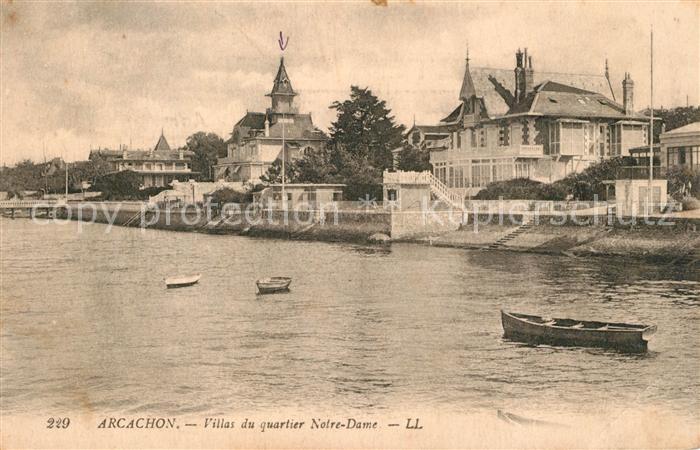 Arcachon Gironde Villas du quarter Notre Dae