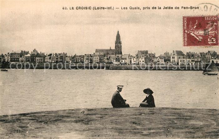 Croisic Le Panorama Kirche Quais