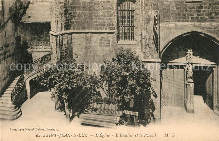Saint-Jean-de-Luz Kirche Eingang Treppe