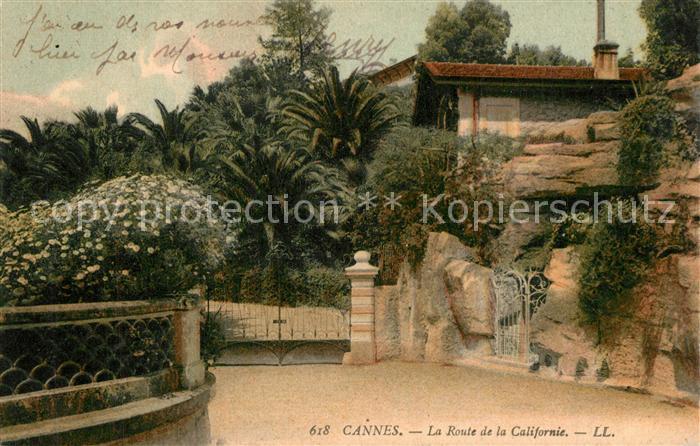 Cannes Alpes-Maritimes Route de la Californie