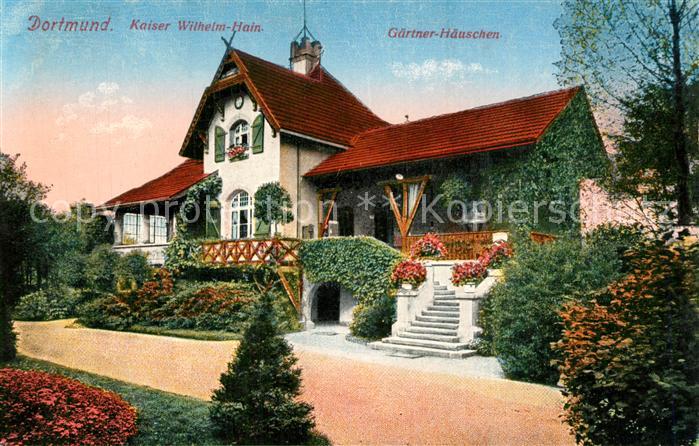 Dortmund Kaiser Wilhelm Hain Gaertner Haeuschen