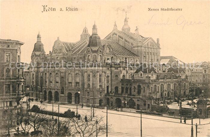 Koeln Rhein Neues Stadttheater