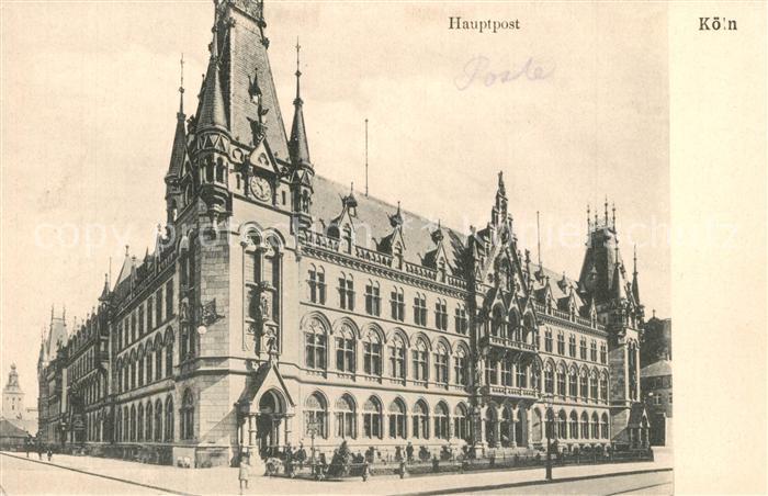 Koeln Rhein Hauptpost