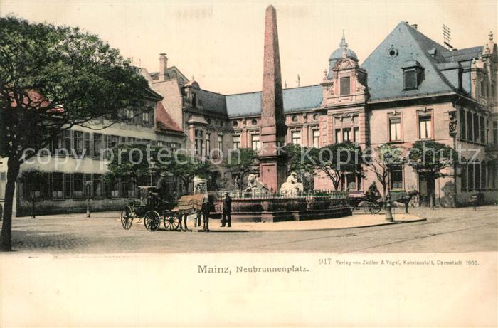 Mainz Rhein Neubrunnenplatz