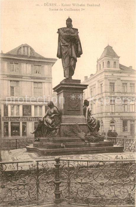 Dueren Rheinland Kaiser Wilhelm Denkmal