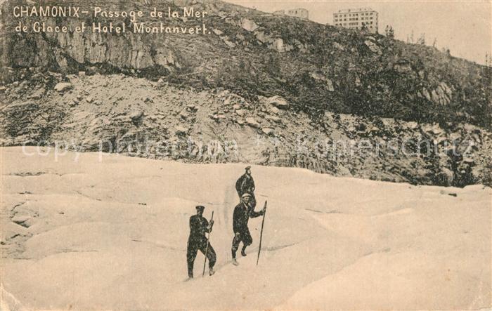 Chamonix Passage de la Mer Glace Hotel Montanver