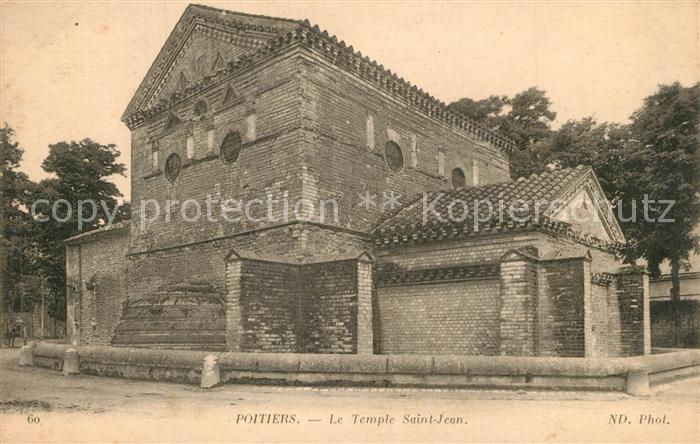 Poitiers 86 Temple Saint Jean