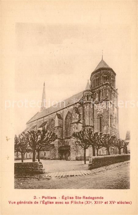 Poitiers 86 Eglise Sainte Radegonde