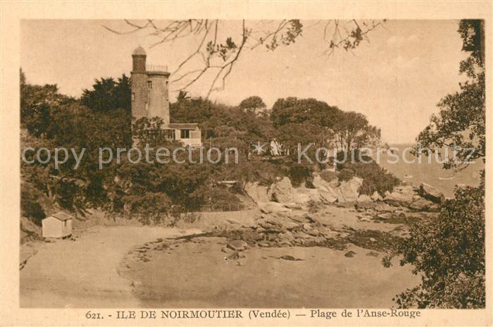 Noirmoutier-en-l Ile Plage de l Anse Rouge