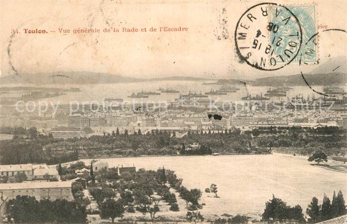 Toulon Var Panorama Rade Escadre