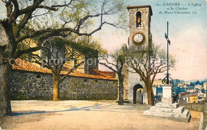 Cannes Alpes-Maritimes Eglise Clocher Mont Chevalier