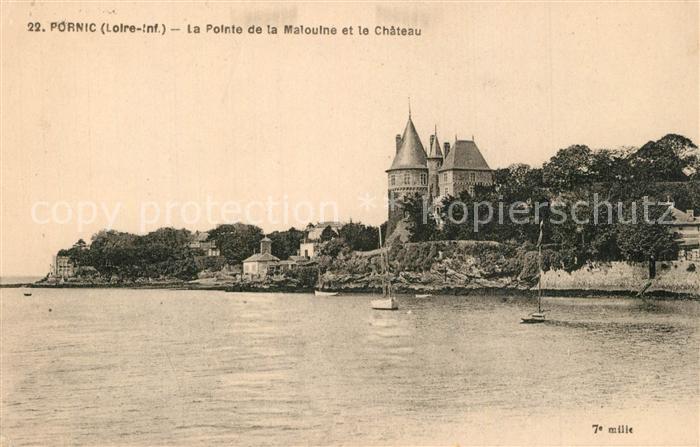 Pornic Pointe de la Malouine Chateau