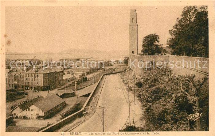 Brest 29 Les rampes du Port de Commerce Rade
