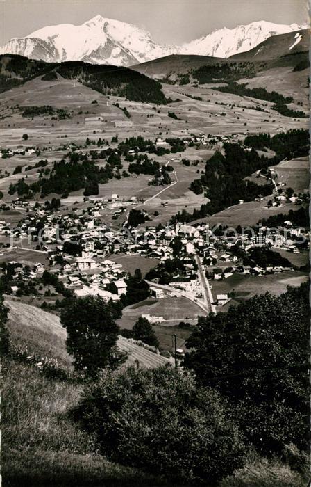Megeve Panorama Mont Blanc