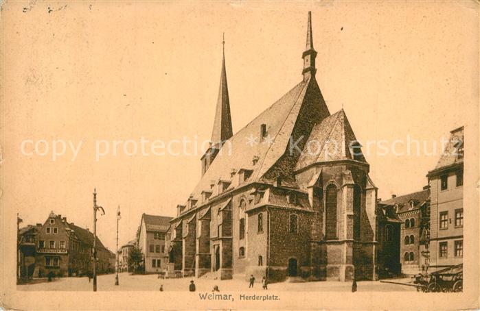 Weimar Thueringen Herderplatz