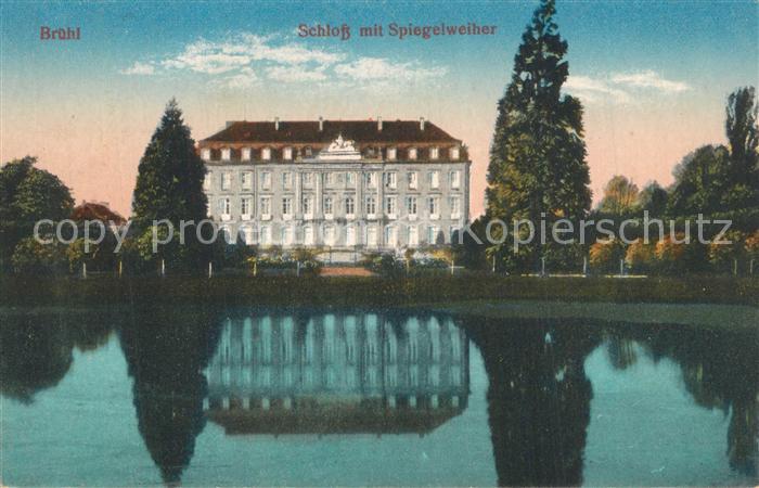 Bruehl Rheinland Schloss Spiegelweiher