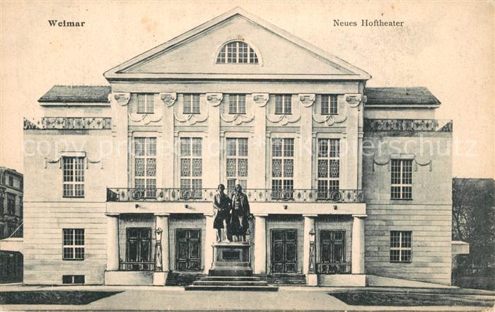 Weimar Thueringen Neues Hoftheater