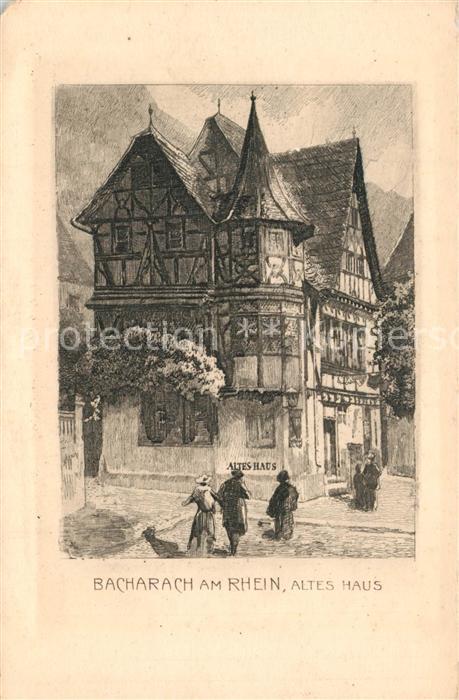 Bacharach Rhein Ates Haus