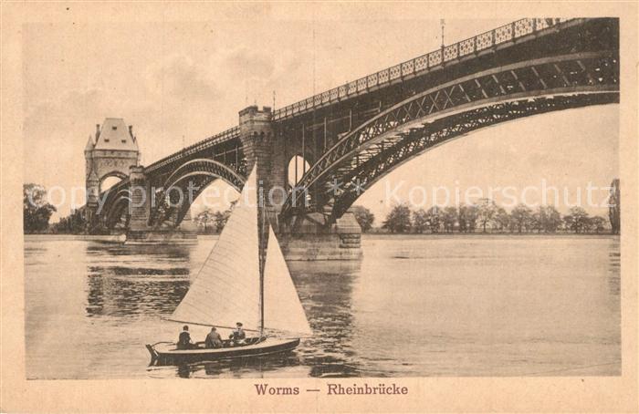 Worms Rhein Rheinbruecke