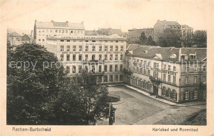 Burtscheid Aachen Karlsbad Rosenbad