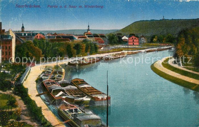 Saarbruecken Panorama Saar Winterberg