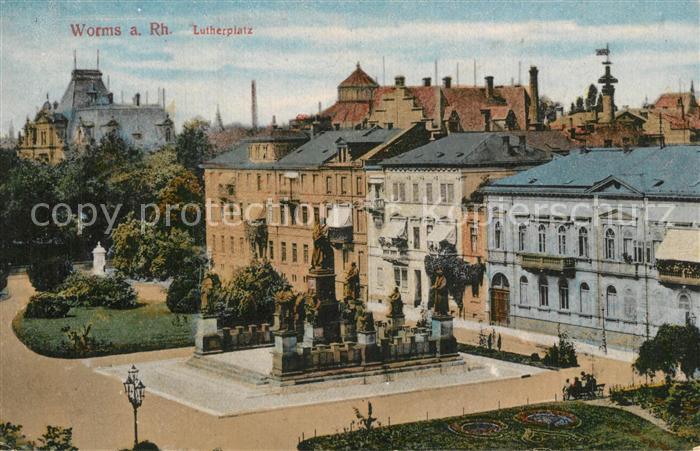 Worms Rhein Lutherplatz