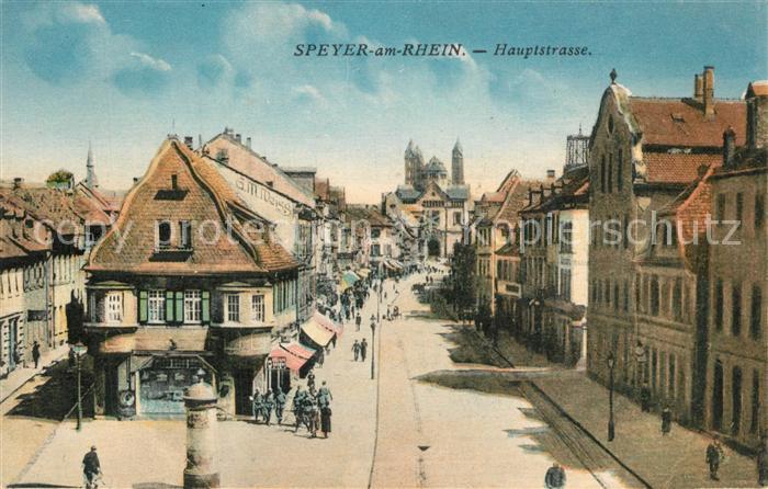 Speyer Rhein Hauptstrasse