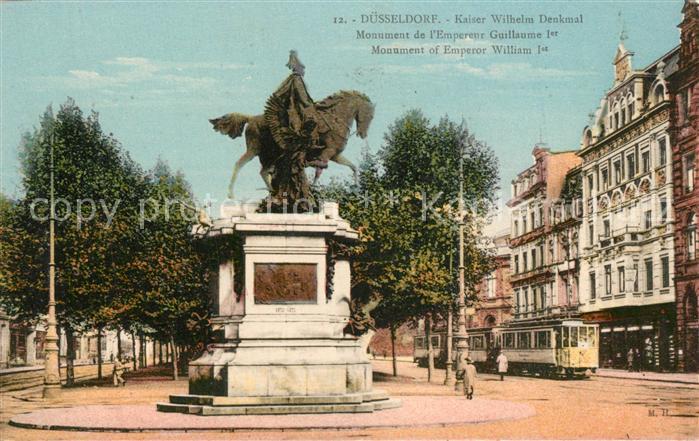 Duesseldorf Kaiser Wilhelm Denkmal