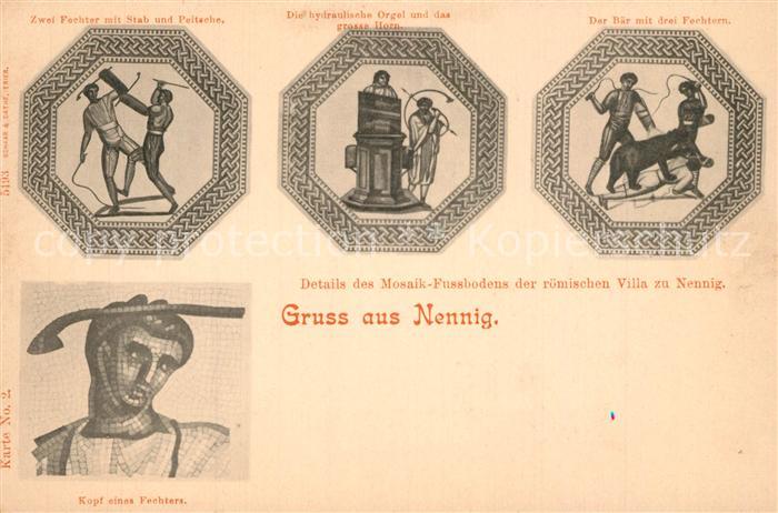 Nennig Mosaik Fussboden roemische Villa