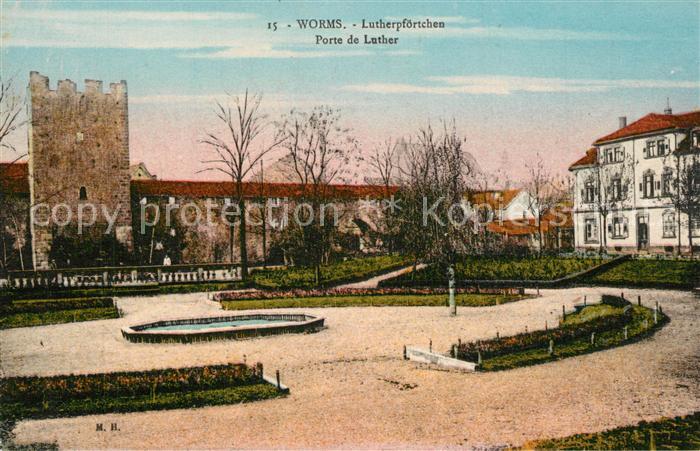 Worms Rhein Lutherpfoertchen