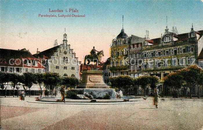 Landau Pfalz Paradeplatz Luitpold Denkmal