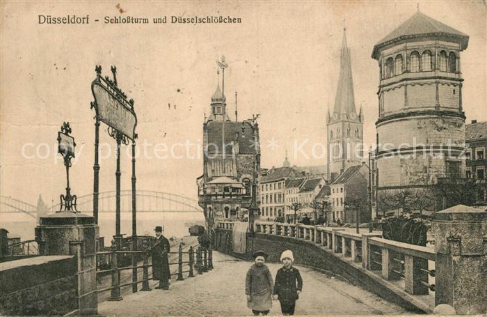 Duesseldorf Schlossturm Duesselschloesschen