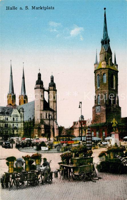 Halle Saale Marktplatz Kirche