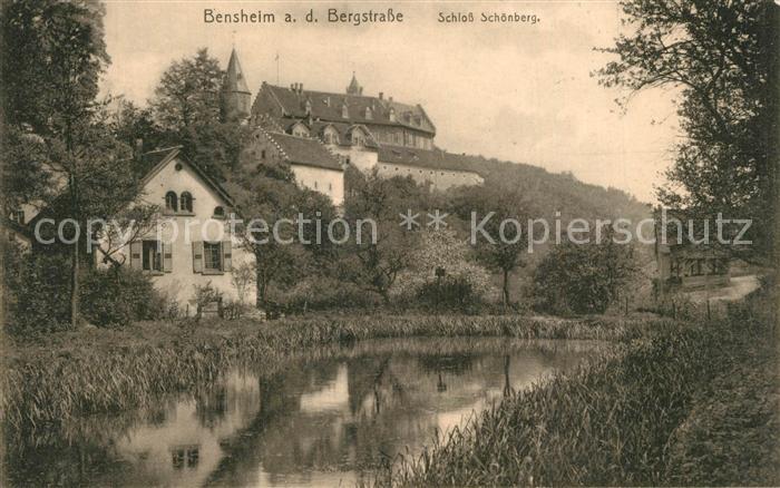 Bensheim Bergstrasse Schloss Schoenberg