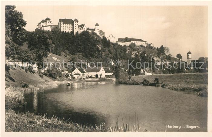 Harburg Landau Isar Panorama