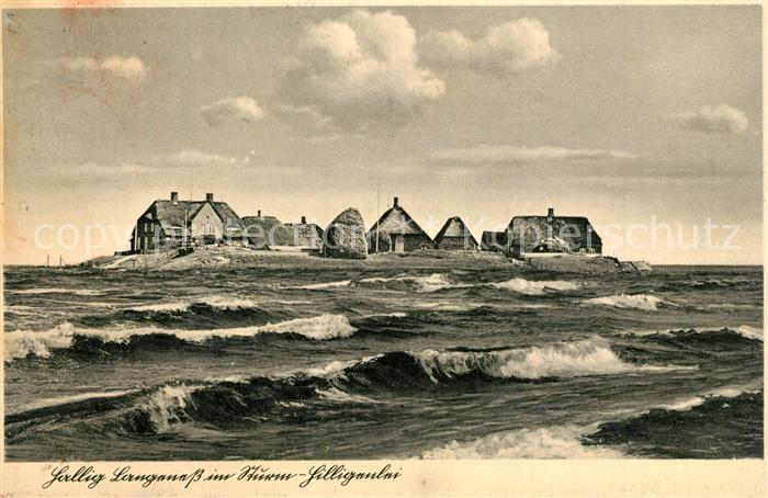 Hallig Langeness Flutaufnahme