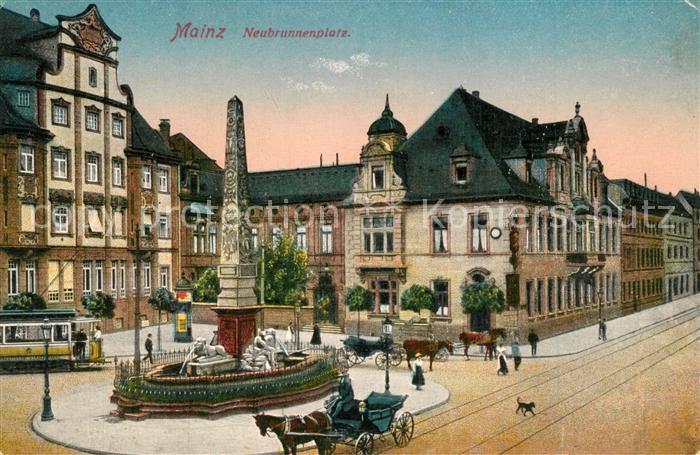Mainz Rhein Neubrunnenplatz