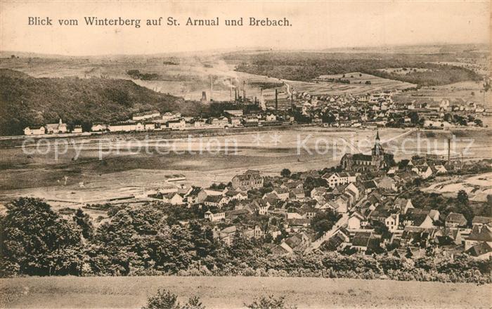 Sankt Arnual Brebach Blick vom Winterberg