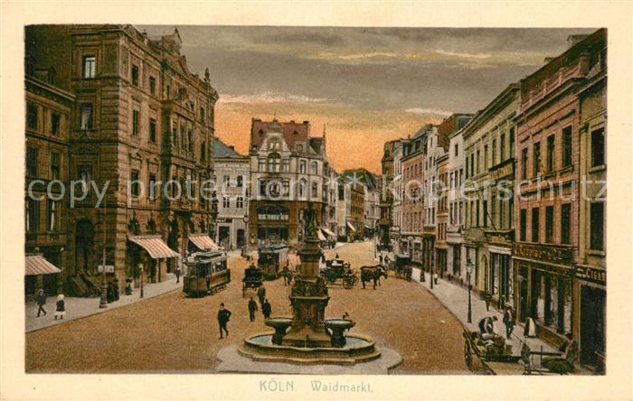 Koeln Rhein Waidmarkt