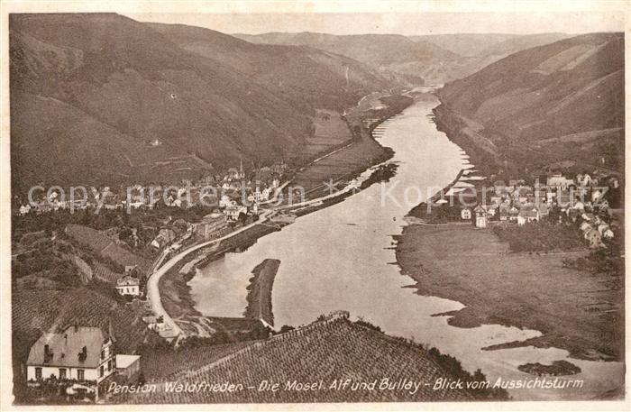 Alf Mosel Blick vom Aussichtsturm Pension Waldfrieden