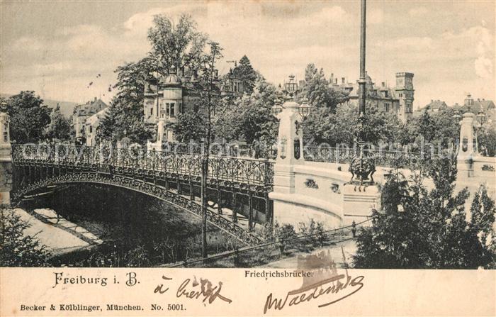 Freiburg Breisgau Friedrichsbruecke